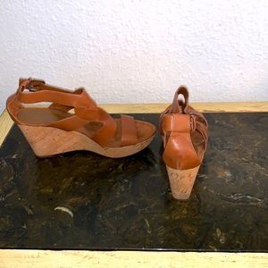 Nine West Brown Wedges